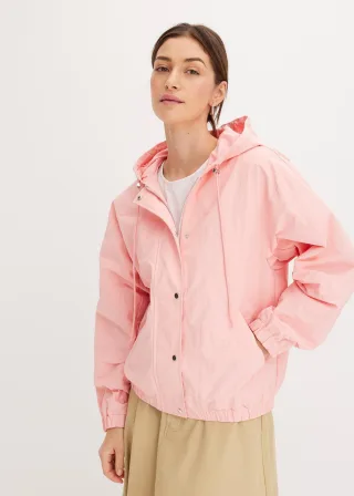 bonprix Oversize Blouson, rosa, Gr.46, Oversize Blouson in ballonähnlicher Form mit zwei Eingrifftaschen vorne und einer wärmenden Kapuze mit Kordelzug