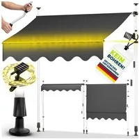 tillvex Klemmmarkise tillvex Balkonmarkise Markise Klemmmarkise Sonnenmarkise Handkurbel