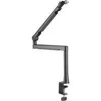 HALTERUNGSPROFI Mikrofon-Halterung HPMIC-1AL, (Aluminiumarm, Drehbar, Neigbar, Schwenkbar)