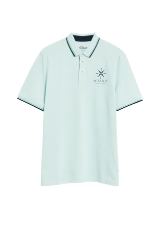 s.Oliver Red Label - Poloshirt blau - Gr. - XXL