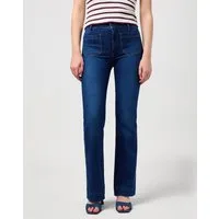Wrangler Bootcut-Jeans Flare im Retro-Design mit ausgestelltem Bein