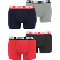 PUMA Boxershorts PUMA Herren Boxershorts Unterhosen Everyday Boxer 4er-Pack (4er-Pack)