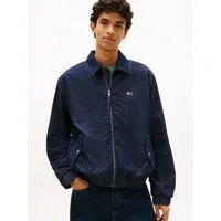 Tommy Jeans Jeansjacke CHAMBRAY HARRINGTON Regular fit mit Klappentaschen