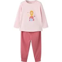 Name It Schlafanzug NMFNIGHTSET PRINCESS (Set, 2 tlg) Baumwollmischung, bedrucktes Oberteil