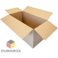 DUMABOX Versandkarton 500x250x250 Karton Versandkarton 1-wellig B-Welle