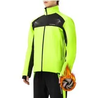 ROCKBROS Fahrradjacke Winter Thermo Fleece Fahrradbekleidung (für Outdoor-Aktivitäten wie Radfahren, Klettern, Wandern) Hohe Sichtbarkeit & Winddicht Softshelljacke