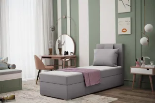 Boxspringbett Schlafzimmerbett SALMA 100x200cm in div. Farbvarianten