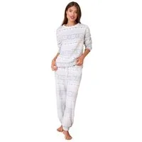 LIPSY Pyjama Lipsy Kuscheliger Fleece-Schlafanzug, Regular (2 tlg)