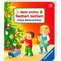 Pappbilderbuch, Mein erstes Sachen suchen Frohe Weihnachten