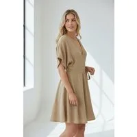 Worldclassca Sommerkleid Worldclassca Musselin Wickelkleid Kleid Strandkleid Gürtel Beach Dress Neue Kollektion - Stilvolle und gemütliche Sommer Mode für Damen