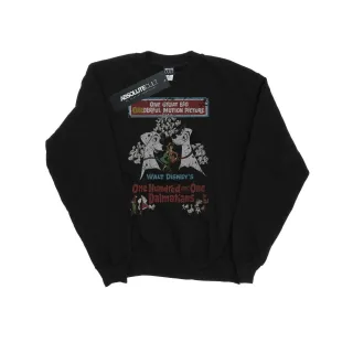 Disney - "101 Dalmatians Retro Poster" Sweatshirt für Herren (Schwarz)