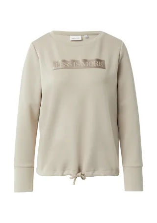 comma - Sweatshirt beige - Gr. - 46