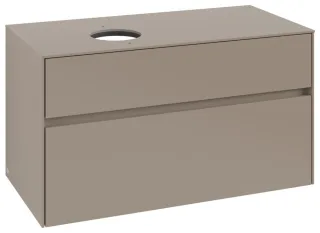 Villeroy & Boch Waschtischunterschrank Collaro C039B0 1000x548x500mm m. Bel. 2 Ausz. Waschtisch li T C039B0VM