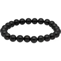 Lebensquelle Plus Armband Turmalin, schwarz (Schörl) Kugelarmband, 8 mm