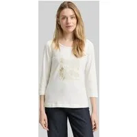 TOM TAILOR 3/4-Arm-Shirt T-Shirt Langarmshirt mit Print