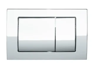 Mepa WC-Betätigungsplatte MEPA Cube 2-M Zinkdruckguss Glanzchrom, 420798 420798