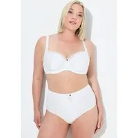 Ulla Popken Bügel-BH Bügel-BH Jacquard Spitzenkante