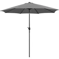 Yaheetech Sonnenschirm ∅ 222,5/261/294/326,5 cm, Gartenschirm mit Kurbel, Neigbar, UV Schutz 50+