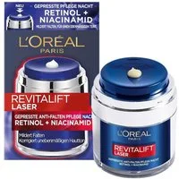 L'ORÉAL PARIS Nachtcreme RevitaliftLaser Gepresste Anti-Falten Pflege Nacht, 1-tlg.