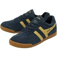 Gola Harrier Suede-Leder 2025 navyblau/gelb Herren Sneaker