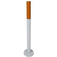 BURI Aschenbecher 5x Standaschenbecher mit Standfuß Höhe: 72 cm