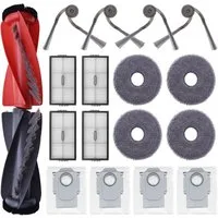 VERCO Reinigungsbürsten-Set Reinigungskit für Roborock, Saros 10R, (17-tlg), Ersatz Teile Set Wartungskit Filter Seitenbürste Zubehör Bürste