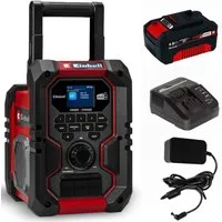Einhell Einhell Akku-Baustellenradio TE-CR 18 Li DAB+/FM/BT mit Akku 4.0 Ah Baustellenradio
