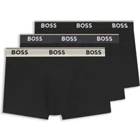 BOSS Trunk 3P Power (Packung, 3-St) mit BOSS Schriftzug auf dem Bund