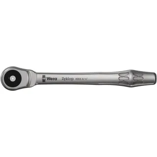 Wera 8003 A Zyklop Metal-Knarre mit Durchsteckvierkant mit 1/4"-Antrieb - 05004003001