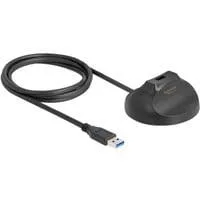 Magnetischer Standfuß USB-A 5 Gbps Docking Kabel schwarz, 1,2 Meter