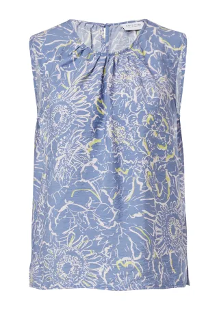 comma - Bluse blau - Gr. - 38