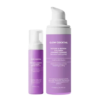 Restore & Hydrate Kollagenserum 30ml + Restore & Refresh Kollagen Schaumreiniger 200ml