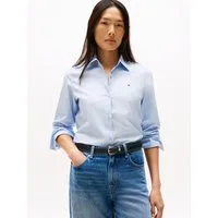 Tommy Hilfiger Hemdbluse ESS POPLIN REGULAR SHIRT Langarm, Regular Fit