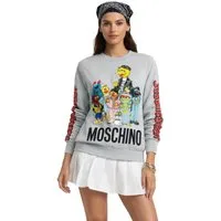 Moschino Sweatshirt X SESAME STREET Muppets Edition Besticht durch einen auffälligen Grafikdruck
