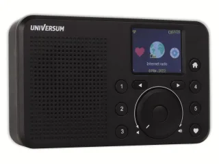 UNIVERSUM Internetradio IR 200-21, WiFi, Akkubetrieb, schwarz