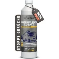 bio-chem bio-chem Grauwassertank-Zusatz 1L – Konzentrat gegen Gerüche Campingtoilettenreiniger (Grauwasser-Zusatz 1 L)