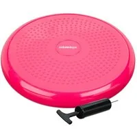 relaxdays Ballsitzkissen Balance Kissen 33 cm mit Luftpumpe, Pink