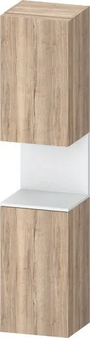 Duravit Qatego Hochschrank Eiche Marmoriert Matt 400x360x1760 mm - QA1346L18550010 QA1346L18550010