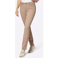 Witt Bequeme Jeans Push-up-Jeans leicht vertieft