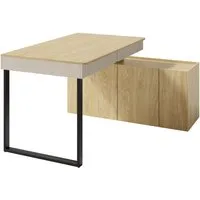 Beautysofa Schreibtisch LICO, mit Kommode