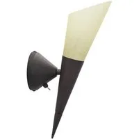 Lindby Wandleuchte Alva, Metall, Braun IP20, 1 x 4 W LED
