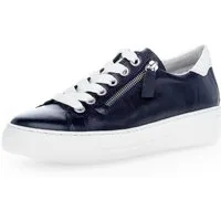 Gabor FLORENZ Plateausneaker, Freizeitschuh, Halbschuh, Schnürschuh in bequemer Weite G = weit