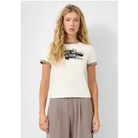QS Kurzarmshirt T-Shirt Printshirt