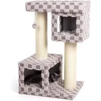 Canadian Cat Company Kratzbaum Clifton, 107cm hoch Katzenbaum große Katzen stabil, entnehmbare Kuschelkissen