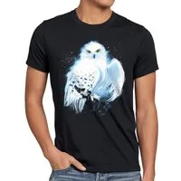 style3 T-Shirt Zauberhafte Eule harry zauberstab besen patronus quidditch hogwarts