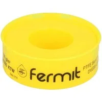 Fermit Gewindedichtband Gewindedichtband Teflonband GRp, 12 m für Heizung, Trinkwasser DVGW
