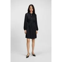 BOSS ORANGE Satinkleid DECLY Premium Damenmode mit Raffungen