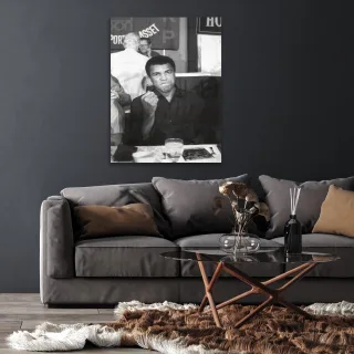 queence Acrylglasbild "Muhammad Ali" Mann  Schwarz-Weiß  Stars Fine Art-Print in Galeriequalität