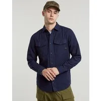 G-STAR Langarmshirt Marine Slim Hemd