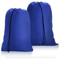 UE Stock Wäschesack 6 Stück Schmutzwäsche Wäschesammler Aufbewahrungsbeutel 60x80cm Blau, großzügiges Fassungsvermögen von bis zu 3–4 kg